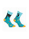 Kal-tsa Cats Women's Patterned Socks Green