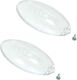 Πλαφονιέρα Απορροφητήρα Faber Franke Indesit Smeg Whirlpool 10 X 5,4 Cm Σετ 2