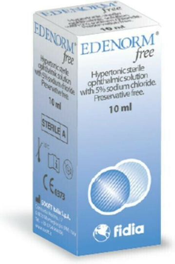 Fidia Farmaceutici Εdenorm Free Οφθαλμικές Σταγόνες 10ml