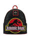 Loungefly Jurassic Park Logo Παιδική Τσάντα Πλάτης Μαύρη 22.5x25x11.25εκ.