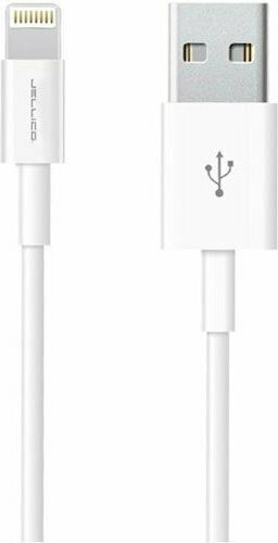 Jellico NY-11 USB-A to Lightning Cable White 1m