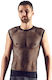 Svenjoyment Underwear Mesh Shirt Sexy Ανδρικό Top Black