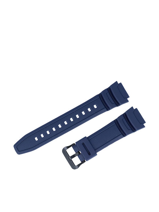 Casio Gummi-Armband Blau 18mm