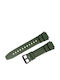 Casio Rubber Strap Green 18mm