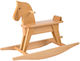 Wooden Rocking Toy Horse Beige
