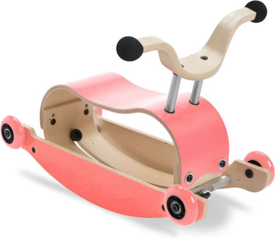 Wishbone Design Mini-Flip 3 in 1 Ride On για 9+ μηνών Ροζ
