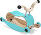 Wishbone Design Mini-Flip 3 in 1 Baby Walker Ride On for 9++ Months Turquoise