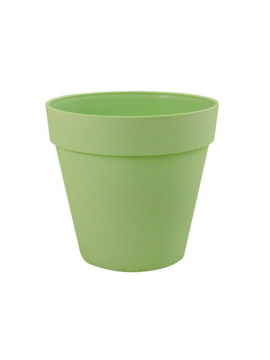 Sic Plast Deco Νο.3 Flower Pot 1.2lt 14x13cm Mint