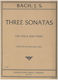 International Music Company J.S.Bach - Three Sonatas Sheet Music for Viola / Piano
