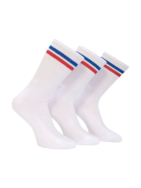 Kal-tsa Αθλητικές Κάλτσες Λευκές 3 Ζεύγη