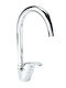 ΧΖ Cygne Robinete de chiuvetă Baterie de Bucătărie Bancă Inox Argintie