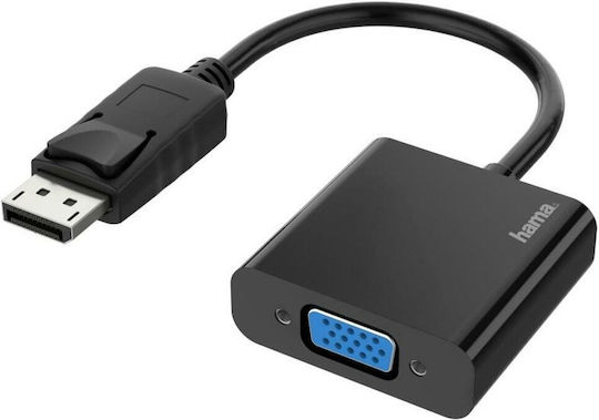 HAMA Конвертор DisplayPort Мъжки към VGA Женски 1 Брой 00200337