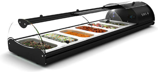 Sayl Barcelona Maintenance Showcase Tabletop 108.5x39.5x24.5cm Self - Service Tapas