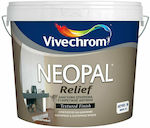 Vivechrom Neopal Relief Plastic Vopsea pentru Utilizare Interioară și Exterioară 15lt