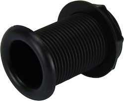 Black Water Flow Fitting Φ25mm x L62mm