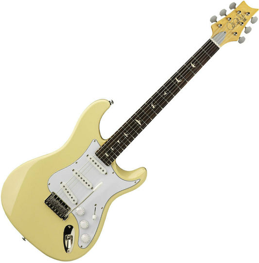 PRS Guitars SE Silver Sky 3J Electric Guitar Stratocaster with SSS Pickup Configuration Moon White