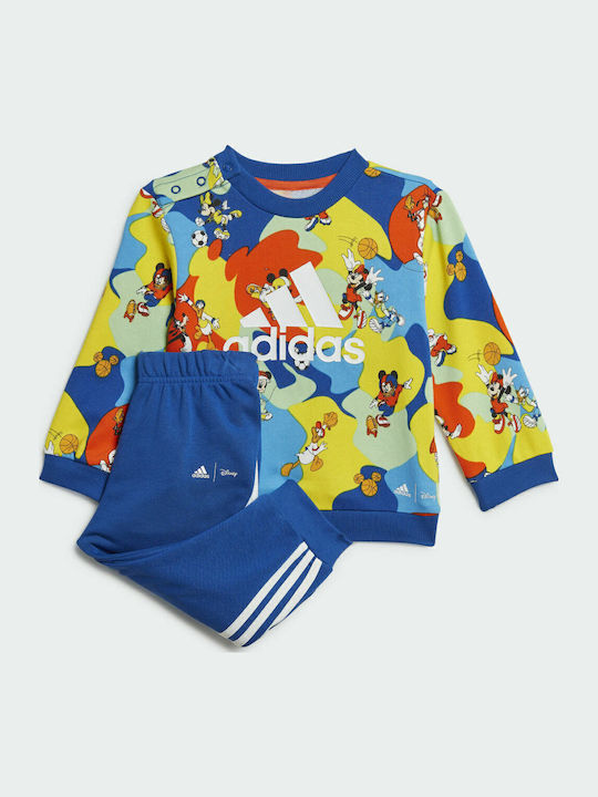 Kids Sweatpants Set Blue 2pcs Disney Mickey Mouse