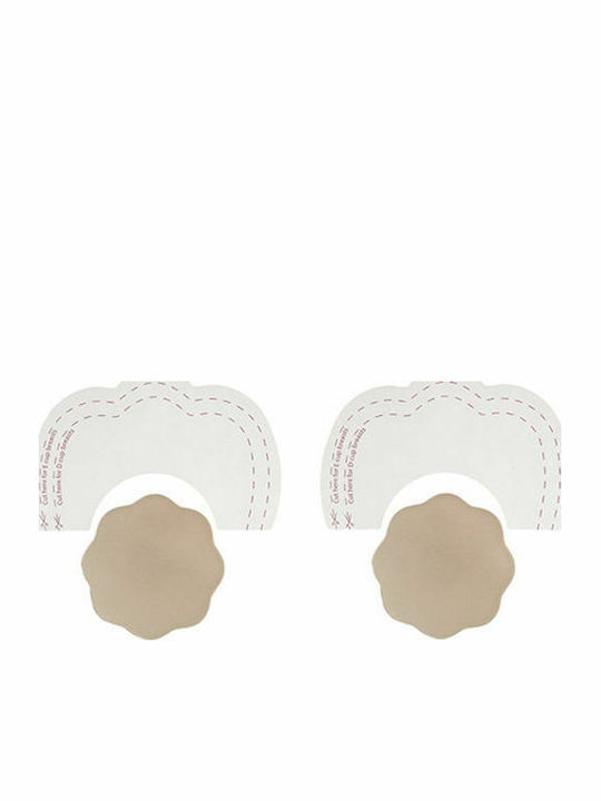 Bye Bra Sticker Sticker Strapless Bra without Underwire Beige