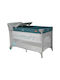 Bebe Stars Comfort Elephant Laufstall 2 Ebenen mit Wickeltisch & Matratze Gray 125x65cm