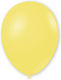 Set of 15 Balloons Latex Yellow Macaron 30.4cm
