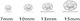Prym 38975 White Plastic Stud Sewing Supply
