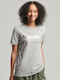 Superdry W D3 Vintage Venue Interest Γυναικείο T-shirt Grey Marl