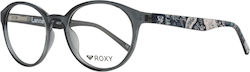 Roxy Women's Acetate Prescription Eyeglass Frames Gray ERJEG03049
