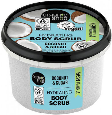 Organic Shop Scrub for Body Coconut & Sugar 250ml