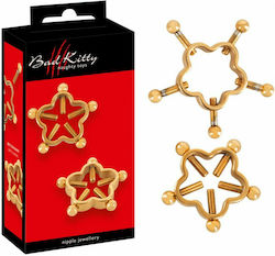 You2Toys Bad Kitty Nipple Jewellery Nipple Clamps Golden Flower 2.3cm Golden Flower 2pcs