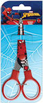 Διακάκης Spiderman Kinder Schere für Handwerksarbeiten 13.5cm mit Metallisch Klinge Rot