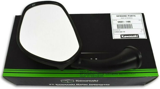 Kawasaki Motorcycle Mirror 1pcs Black