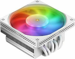 Jonsbo HX6200D Ψύκτρα Επεξεργαστή για Socket 115x/1200/1700/AM4 με RGB Φωτισμό Λευκή