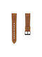 Strap Leather Brown (Galaxy Watch 42mmForerunner 55/245/645 / Vivoactive 3/5/HR / Venu Sq 2Huawei Watch GT2 / GT3 (42mm) / GT3 Pro (43mm)Amazfit GTS 2 / GTS 2 Mini / GTS 2e)