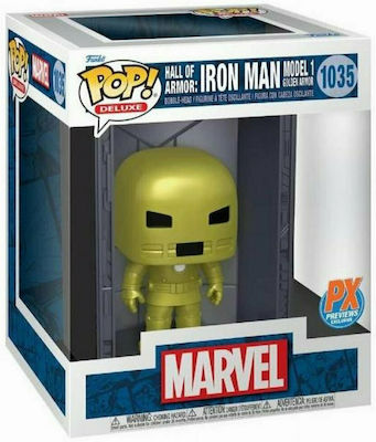 Funko Pop! Bobble-Head Deluxe: Iron Man Model 1 (Metallic) 1035 Special Edition