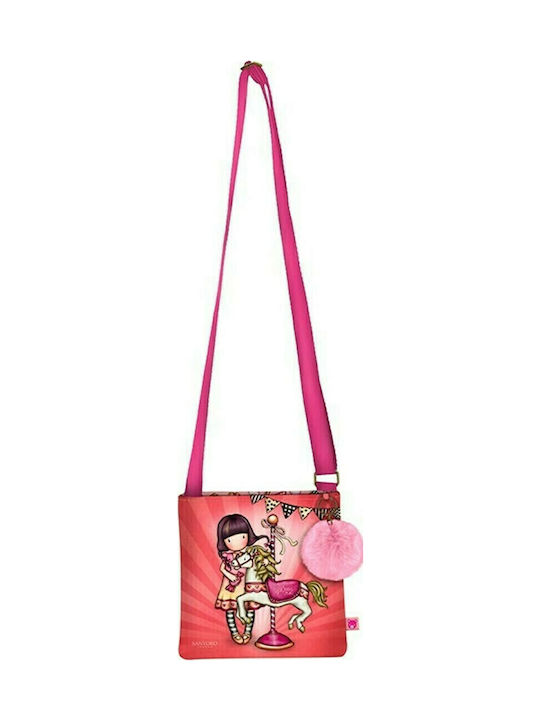 Santoro Carousel Kids Bag Shoulder Bag Red 20cmx2cmx20cmcm