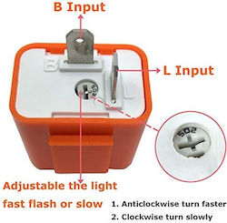 Blițurile și releele 12V LED Flasher reglabil