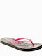 Mitsuko Women's Flip Flops Pink / Grey