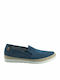 Fabric Men's Espadrilles in Blue Color