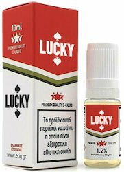 ECig Fertige Nachfüllflüssigkeit Tobacco Lucky mit Rauchen Geschmack 10ml