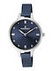 Radiant Women's Watch with Blue Metal Bracelet