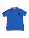 Kinderpolo Kurzarm Blau