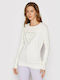 Guess Women's Long Sleeve Pullover White