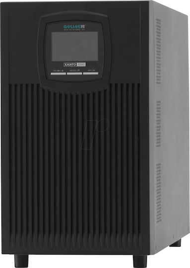 Online Usv-Systeme Xanto 3000 Unitate UPS On-Line 3000VA 3000W Cu 9 Prize De Curent Alternativ IEC