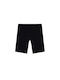 Frauen Kurze Hosen Leggings Schwarz