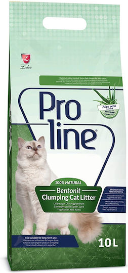 Lider Proline Bentonine Nisip pentru Pisici Bentonită cu Aromă Aloe Vera 10lt