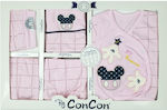 Concon Baby Clothes Gift Set for Girls for 0-3 months 8pcs