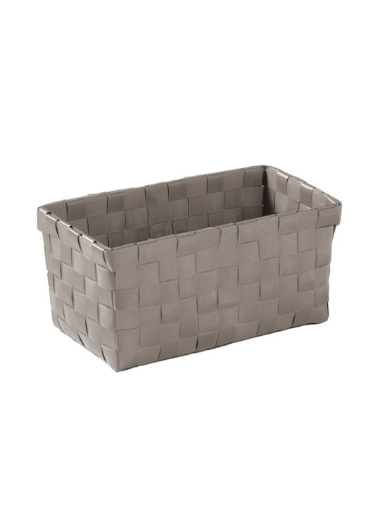 Kleine Wolke Plastic Storage Basket Brava 5862 Brown 21.5x9.5x11cm