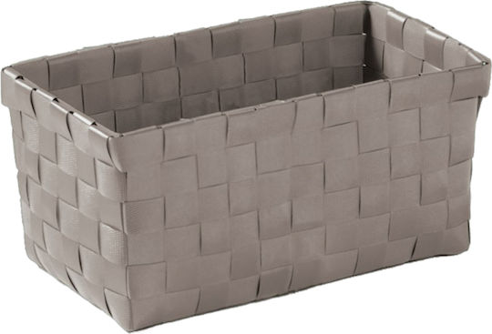 Kleine Wolke Plastic Storage Basket Brava 5862 Brown 21.5x9.5x11cm