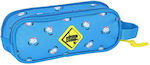 Fabric Pencil Case El Hormiguero with 2 Compartments Blue