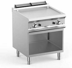 MBM FTBG77AL Commercial Flat Top LPG Griddle with Flat Plate 14kW 70x73x85cm